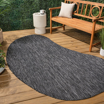 Evan Modern Rustic Organic Curve Indoor/Outdoor Area Rug